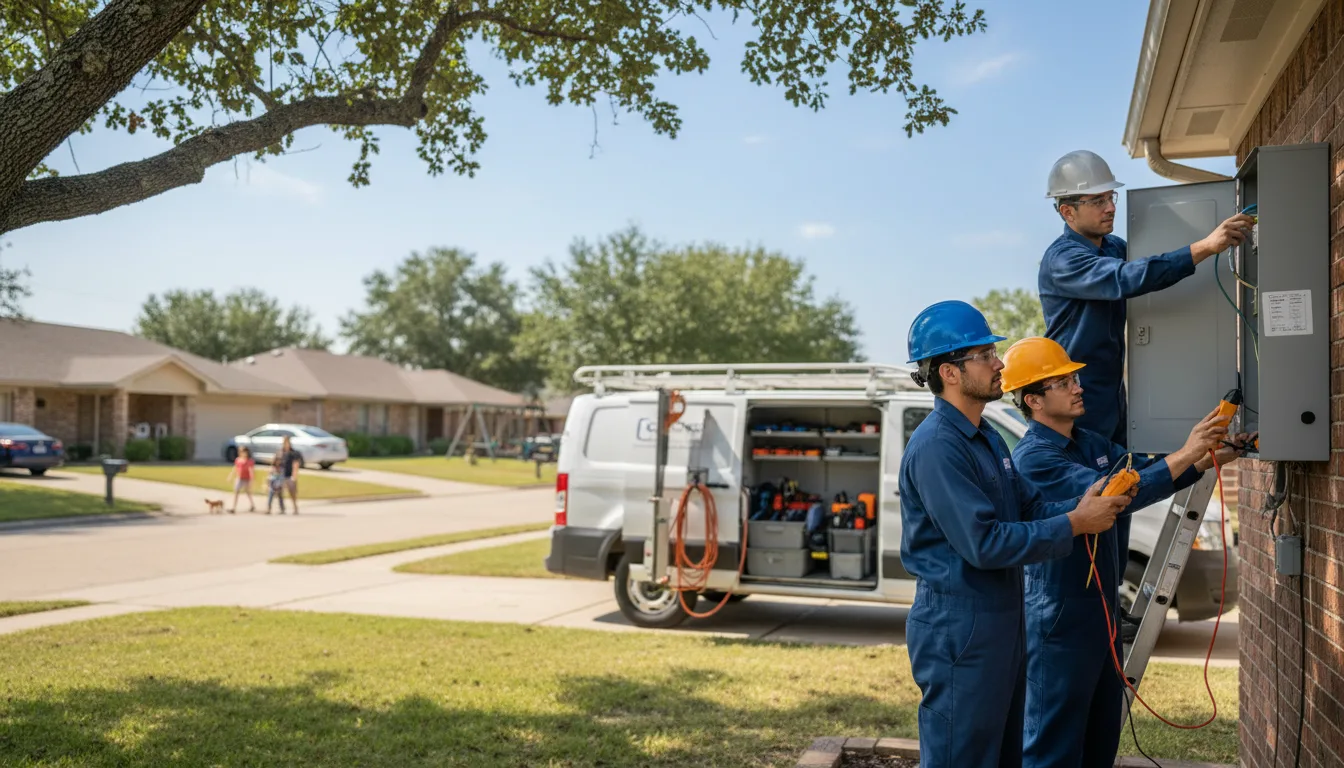 Certified electrician providing emergency electrical services in Dewitt, IL